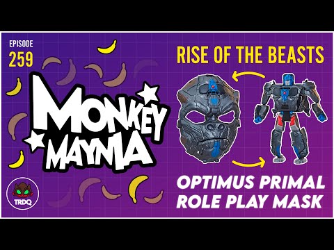 TRDQ: MONKEY MAYNIA: Rise of the Beasts Optimus Primal Role Play Mask Review