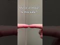 Is this a two way mirror? Finger test
