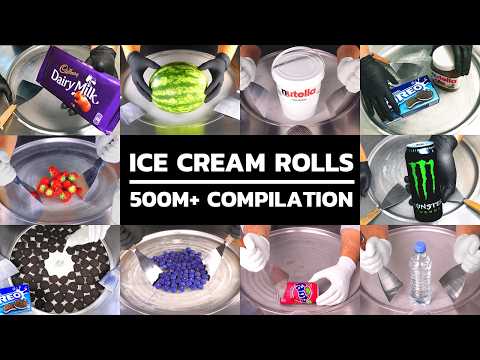 Ice Cream Rolls - Compilation | ASMR
