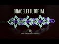 Star Flower Bracelet Tutorial by Macrame School