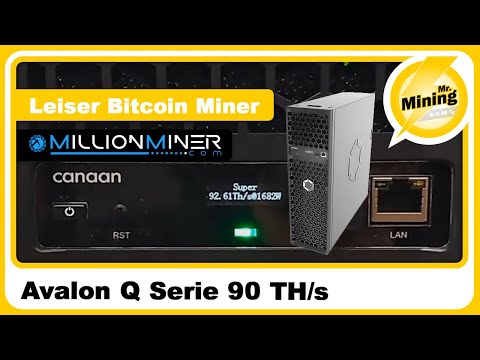 Finally, a quiet bitcoin miner! Avalon Q Series, 18 watts per Th/s Bitcoin heater?