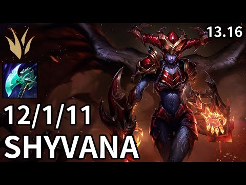 Shyvana Jungle vs Fiddlesticks - EUW Diamond | Patch 13.16