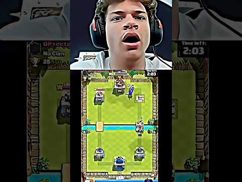 Jynxzi Tries LVL 15 PEKKA VS Arena 1.  #clashroyale #jynxzi #gaming