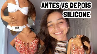 EXPERIMENTANDO ROUPAS ANTES E DEPOIS DO SILICONE