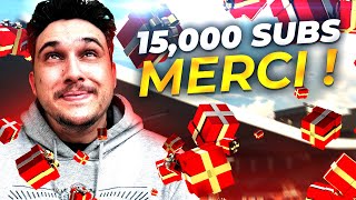 On fête les 15,000 subs twitch avec un top 1 