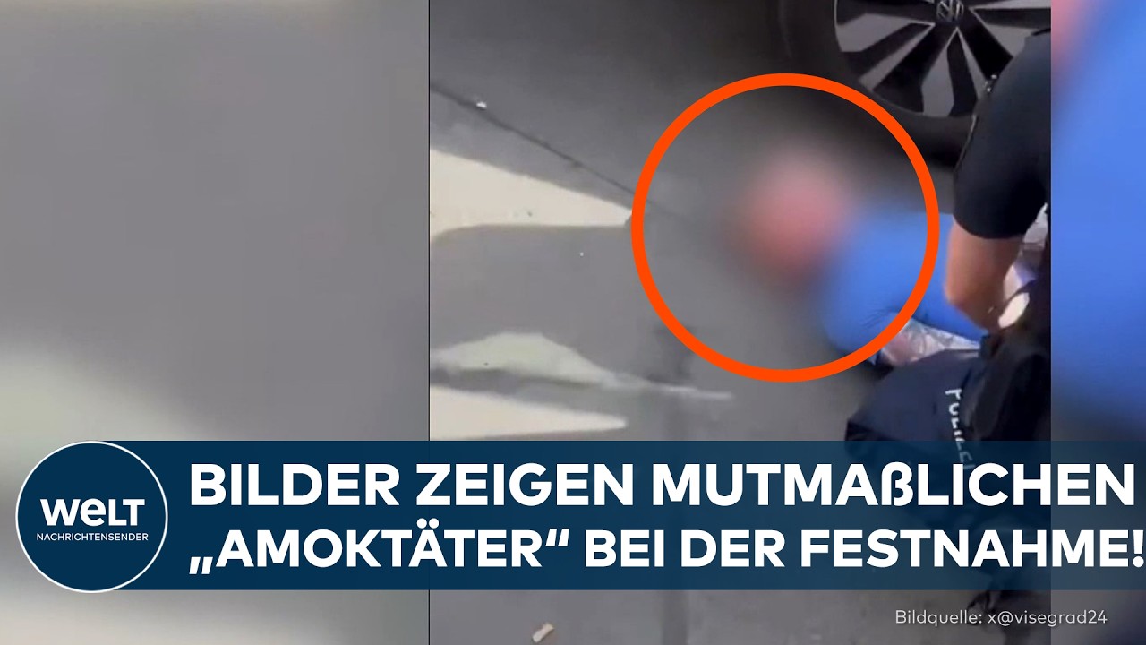 LEIPZIG: Bilder zeigen mutmaßlichen „Amoktäter“ bei der Festnahme!