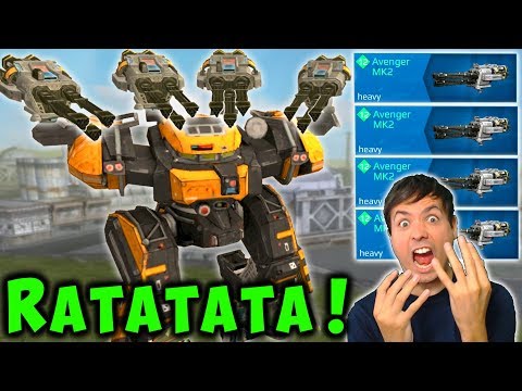 NEW Max Damage BEHEMOTH AVENGER Mk2 War Robots 5.3 Update Gameplay WR