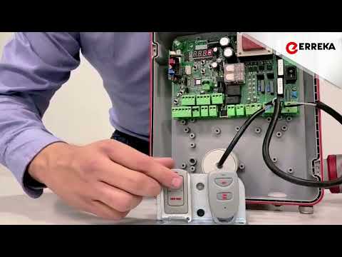 Programación de control Erreka, Lira e Iris en receptora insertable IRRE2-250