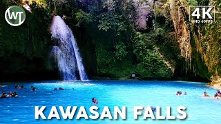 The Magical Waterfalls Of Kawasan Falls, Cebu - 🇵🇭 Philippines - 4K Walking Tour