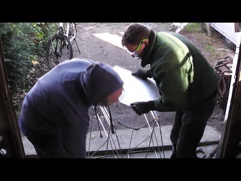 Bodenblech hinten ausbessern