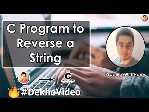C Program to Reverse a String
