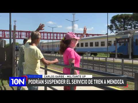 10N EN LA ESTACIÓN DE TREN: Podrían suspender el tren a Mendoza