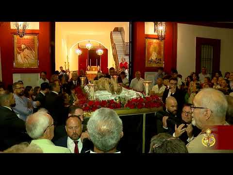 Traslado del Santísimo Cristo de los Remedios hasta la Capilla- Casa de Hermandad