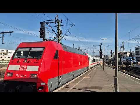 Einfahrt des InterCity 2084+InterCity 2082 "Königsee" am 10.04.2025 in Hannover Hbf