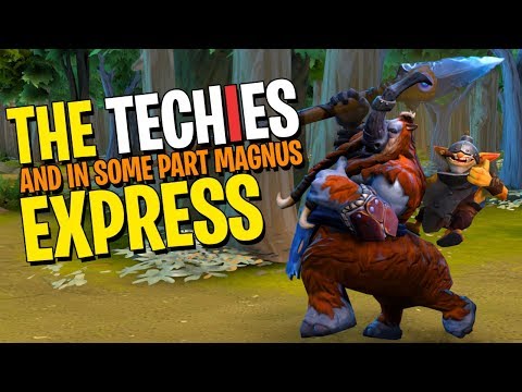 The Techies Express - DotA 2 Funny Moments
