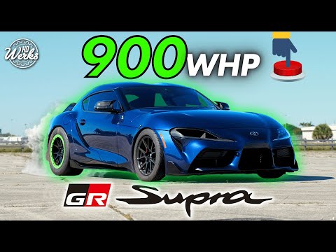 INSANE 900HP Fully Built A90 MKV Toyota Supra with Parachute - HDWerks
