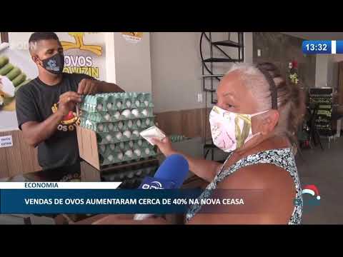 Vendas de ovos aumentam cerca de 40% na Nova Ceasa 18 12 2020