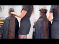 RealRapunzels | Trimming Liubov's Very Thick Hair (preview)