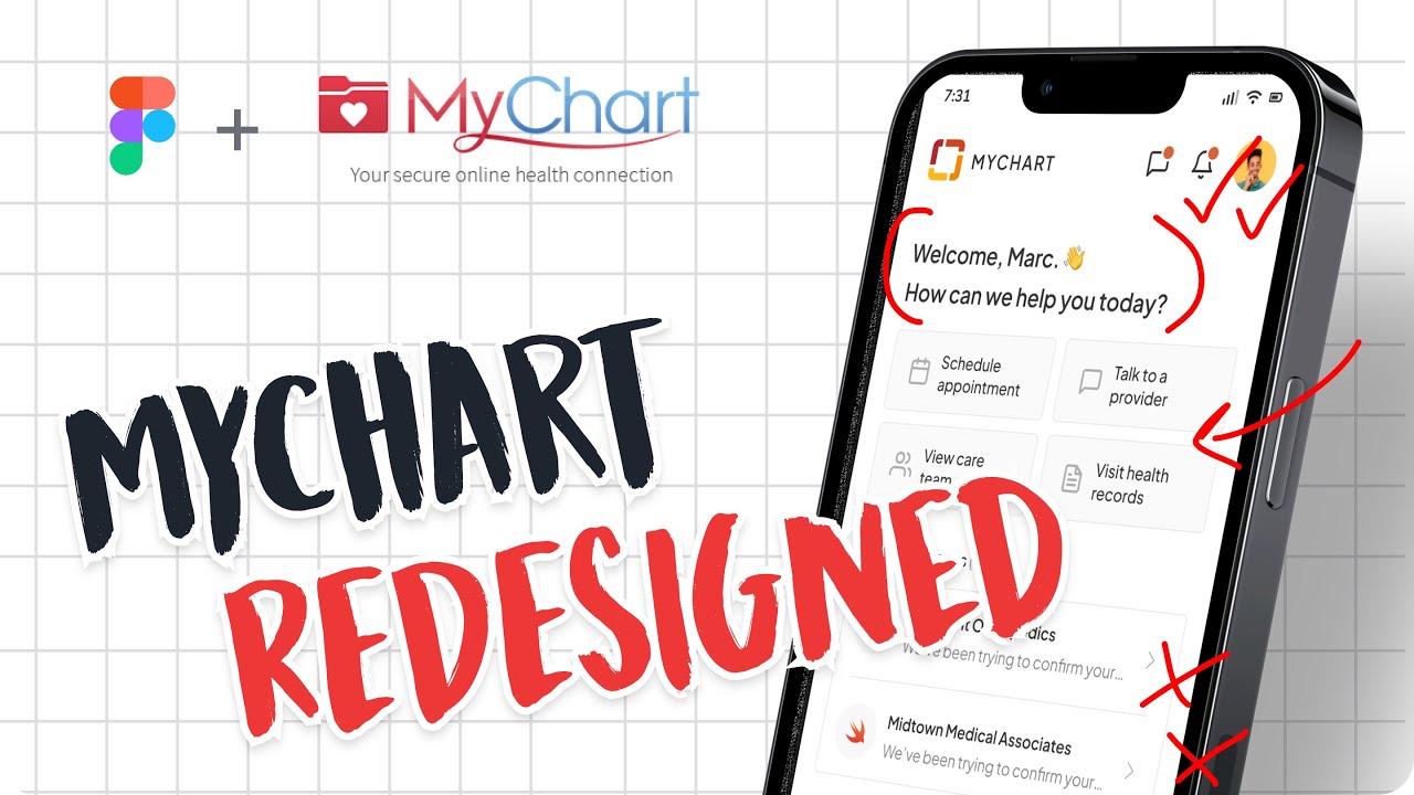 Redesigning The Worst Healthcare App on the Internet (MyChart)