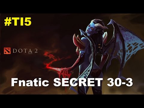 Fnatic SECRET - Epic 30-3 REKTege Dota 2 TI5