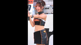 2024 SUPER GT Rd.4 FUJI #100 日南まみ 森脇梨々夏 スタンレー レースアンバサダー 決勝日ピットウォーク レースクイーン 4K