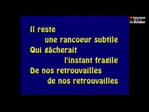 Christophe -  les mots bleus (Music - KARAOKÉ)