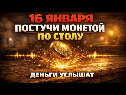 16 января: Постучи монетой по столу 3 раза — притяни деньги, простой ритуал на достаток