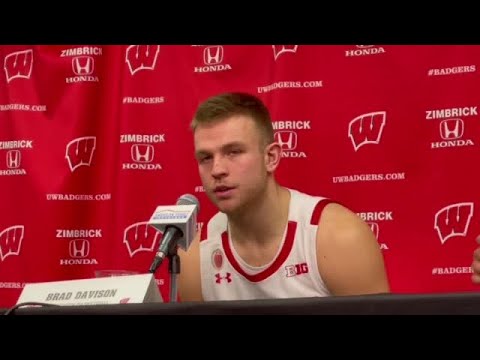 Watch now: Badgers guard Brad Davison talks about how...