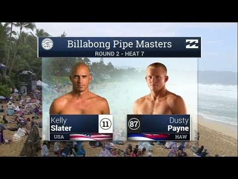 Kelly Slater vs Dusty Payne - Round Two, Heat 7 - 2015 Billabong Pipe Masters