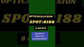 Download lagu Can you find  the Odd number [8188]with in 8 second?/#shorts #maths mp3