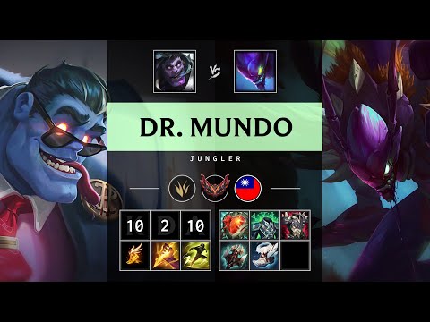 Dr. Mundo Jungle vs Kha'Zix - TW Grandmaster Patch 25.17
