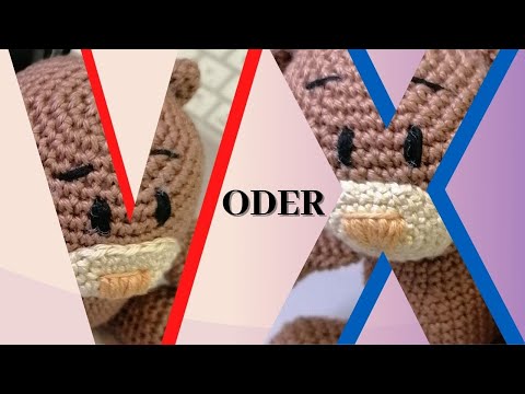 V- oder X-Masche - wo ist denn da der Unterschied?