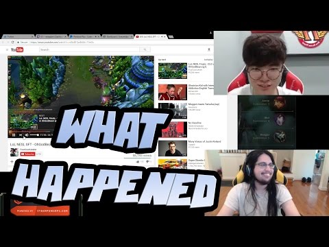 IMAQTPIE REACTS TO HIS OLD SINGED PLAY | FAKER BM | LL STYLISH 1v2 - LoL Funny Stream Moments #124