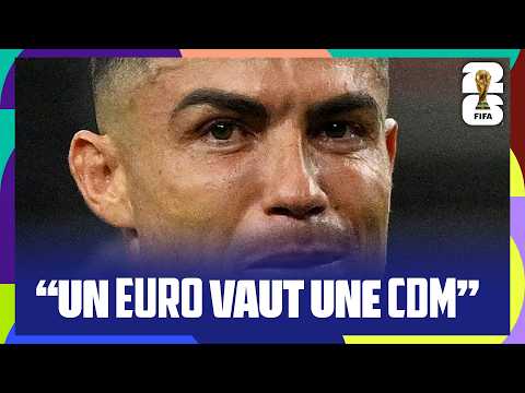 "UN EURO VAUT UNE COUPE DU MONDE" - CRISTIANO RONALDO après son ÉLIMINATION !