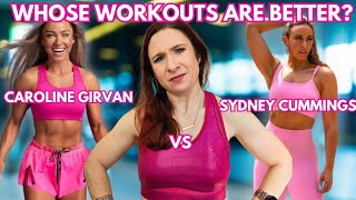 Caroline Girvan vs Sydney Cummings: Best Home Strength Training Program for Women?