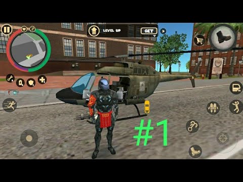 rope hero voice town(रोप हीरो विस टाउन ) robot Gameplay best video with gaming India Tv  Gameplay