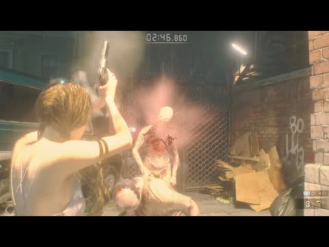 RESIDENT EVIL 2 REMAKE Runaway No Damage - The Ghost Survivors DLC (4K 60FPS)