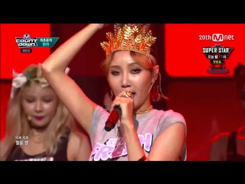 HyunA feat. Hwasa of Mamamoo in M Countdown (8/20/2015)