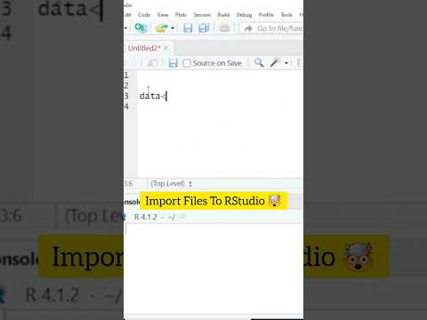Import Files To Rstudio#rprogramming