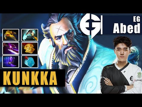 Kunkka Mid | EG.Abed | ABED WIN MID WITH THIS HERO CRAZY UTILITY BUILD | 7.31b Gameplay Highlights