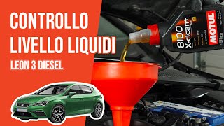 Youtube thumbnail of video "Controllo e rabbocco livello liquidi  Leon 3 1.6 TDI 📏"