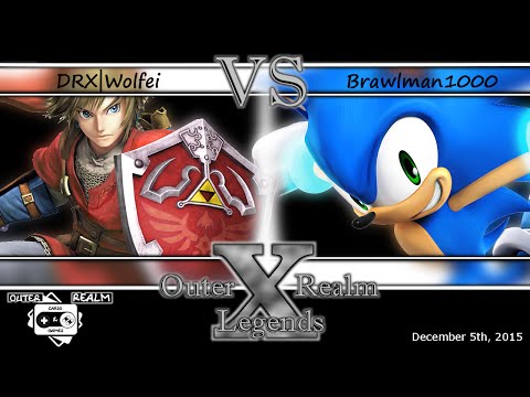 ORLX - DRX | Wolfei (Link, Fox) vs. Brawlman1K (Sonic) - Smash 4 - Wii U