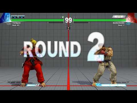 SFV~ Ryu (MCZ Daigo Umehara) vs. Ken (rockpon) HD 2