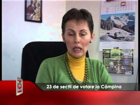 23 de secţii de votare la Câmpina