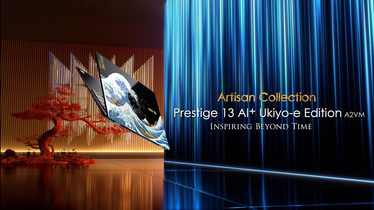Prestige 13 AI+ Ukiyo-e Edition A2VM — Inspiring Beyond Time | Artisan Collection | MSI