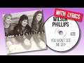 Wilson Phillips - You Won't See Me Cry (Lyrics)