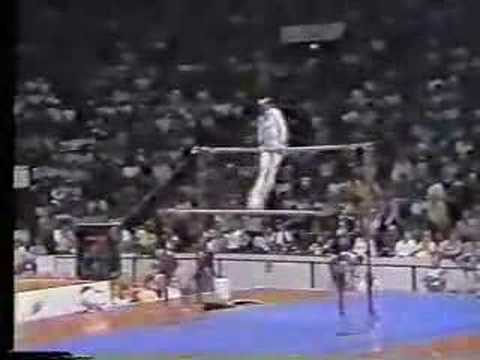 Teodora Ungureanu - 1976 Olympics EF - Uneven Bars