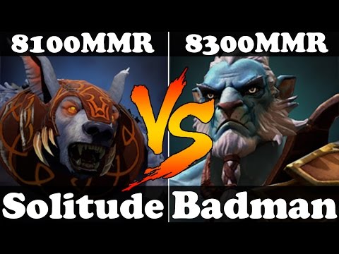 Dota 2 - Solitude 8100MMR Ursa VS Badman 8300MMR Phantom Lancer - Ranked Match Gameplay