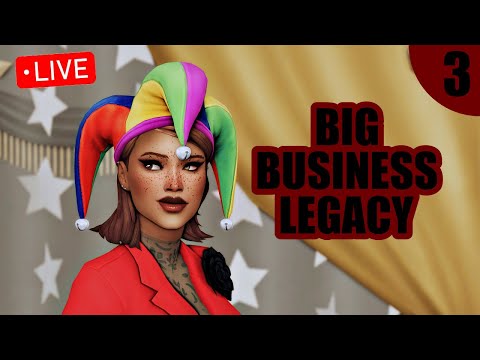 Celebrating my Birthday with Henna!!!  🍰 | Big Business Legacy Gen 2 Ep.3 | Sims 4 Live Steam
