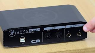 Video thumbnail for Mackie Onyx Audio Interfaces by proaudio.tv EN